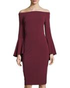 Off-shoulder Bell-sleeve