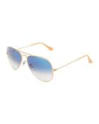 Standard Aviator Sunglasses, Golden/blue
