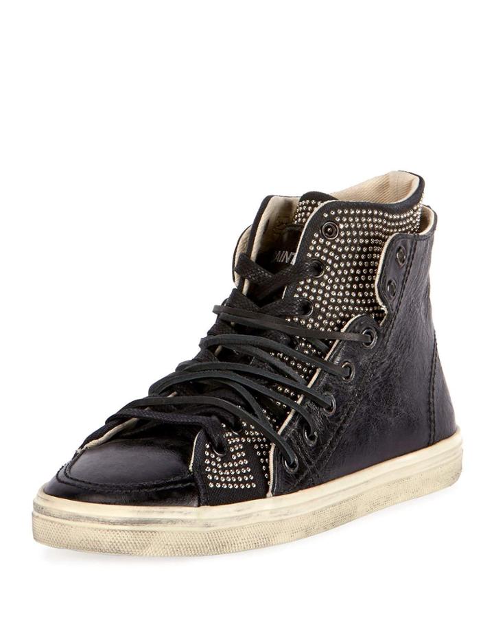 Rivington Studded Leather High-top