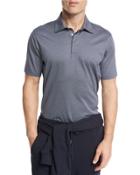 Circle-print Polo
