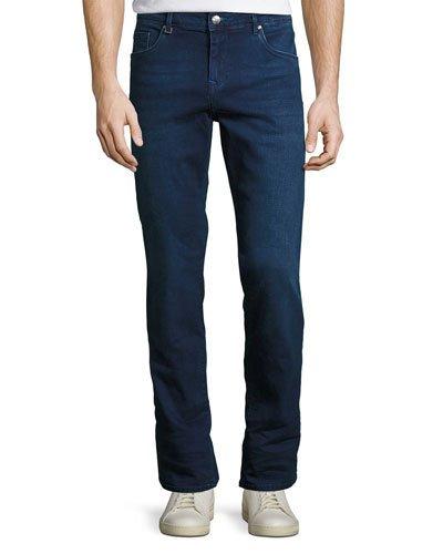 Five-pocket Straight-leg Jeans, Indigo
