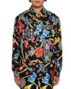 Men's Silk Jewels Graphic Jacket