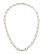 Gage Crystal Oval Link Necklace,