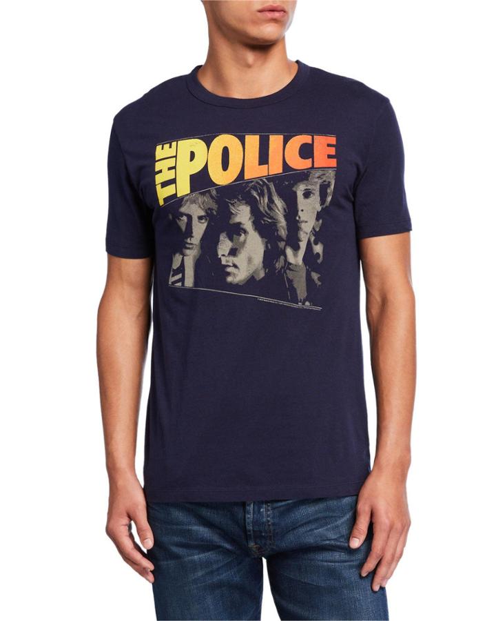Men's The Police Graphic Band T-shirt