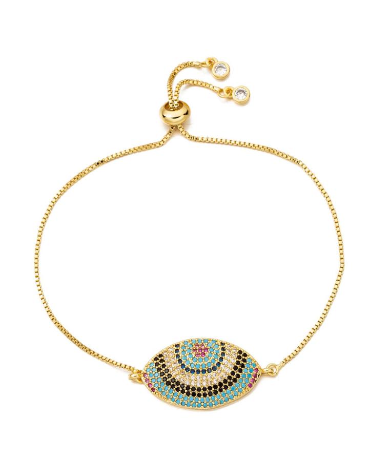 Harper Cubic Zirconia Evil Eye Bracelet