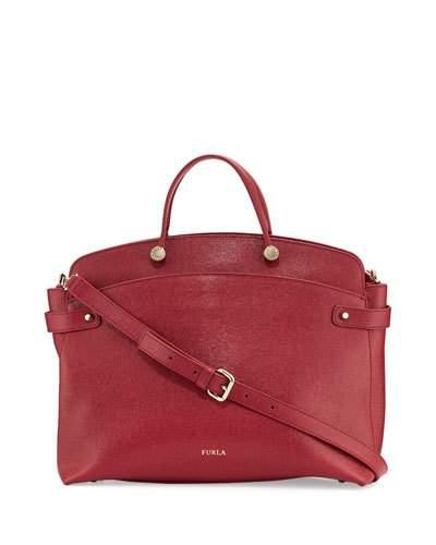 Agata Large Leather Tote Bag