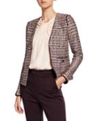 Multi Textured Inlay Knit Jacket