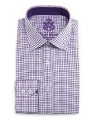 Small-check Woven Dress