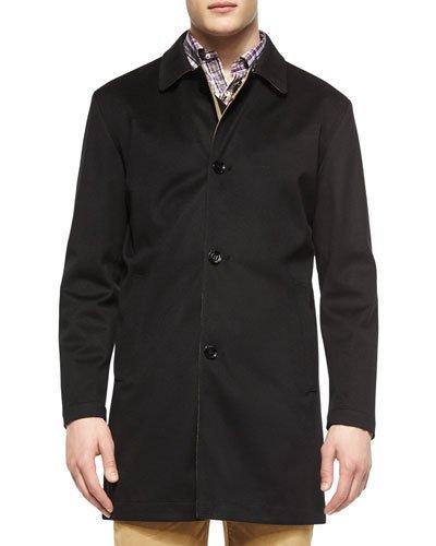 Modena Reversible Trenchcoat, Black