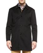 Modena Reversible Trenchcoat, Black
