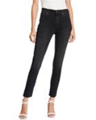 Deirdra High-rise Raw Vented Ankle Jeans