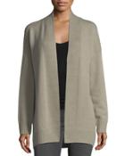 Cashmere Open-front Cardigan