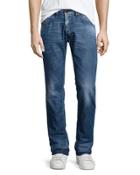 Belther Faded Tapered Jeans, Denim