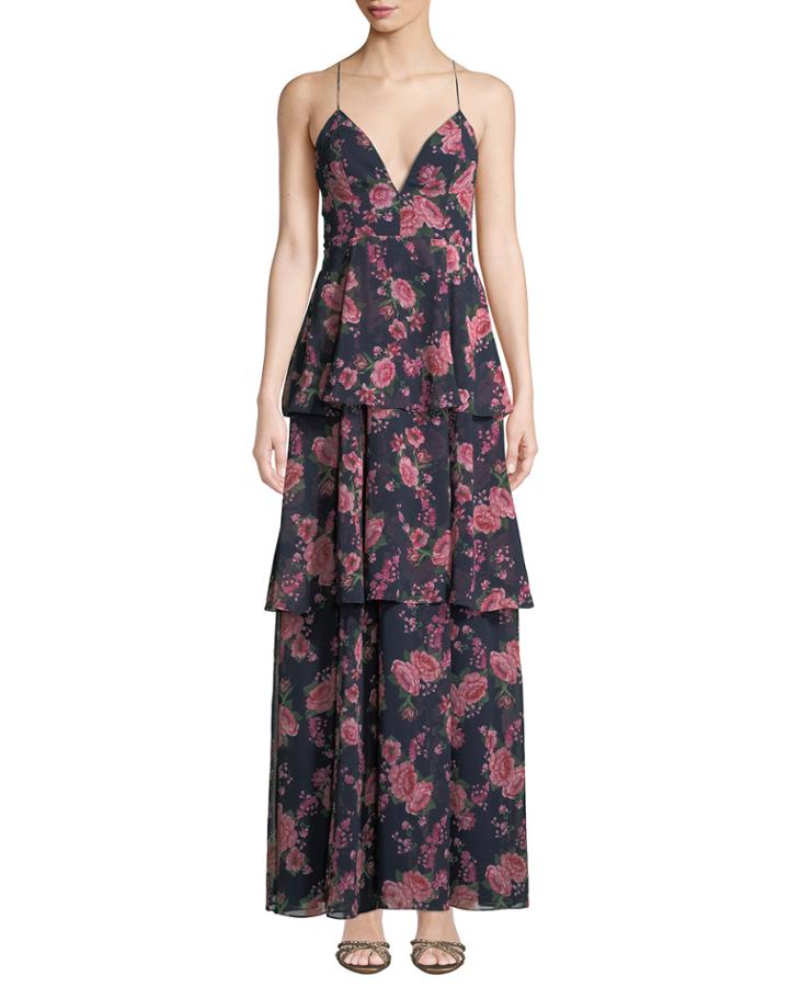 The Wyatt Floral Tiered Ruffle Dress