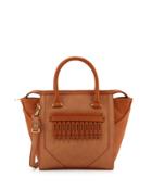 Journee Faux-leather Tote Bag, Clay Combo
