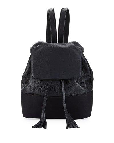 Mansfield Leather Backpack, Black