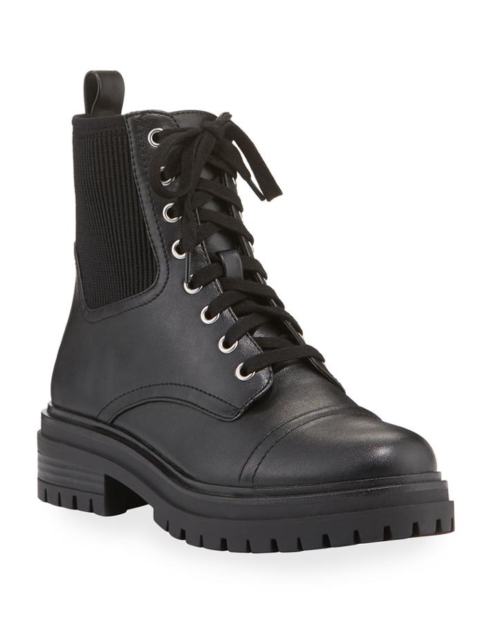 Giovanny Two-tone Combat Booties