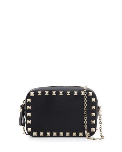 Rockstud Small Chain Camera Crossbody Bag