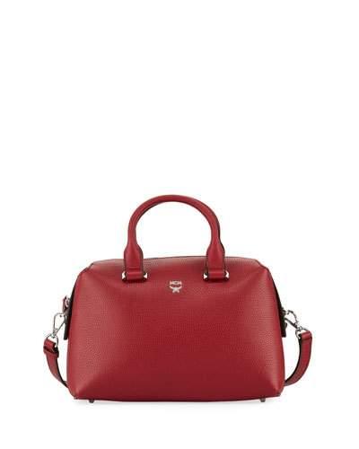 Ella Boston Small Satchel Bag, Red