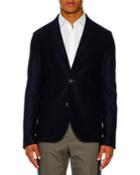 Men's 2-button Deconstructed Jersey Jacket