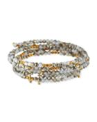 Silvertone Crystal Bracelets,