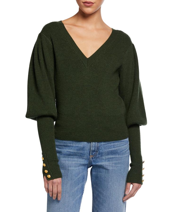 Esme Bishop-sleeve Wool