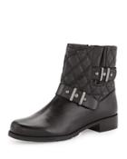 Download Quilted Ankle Boot, Black