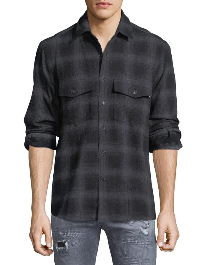 Sham Jaguar-print Flannel Plaid