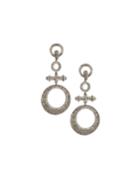 Open-drop Earrings With Pave Champagne Diamonds