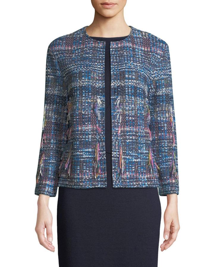 Tweed Crewneck Jacket