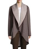 Lucinda Oversized Wool-blend Coat, Fawn