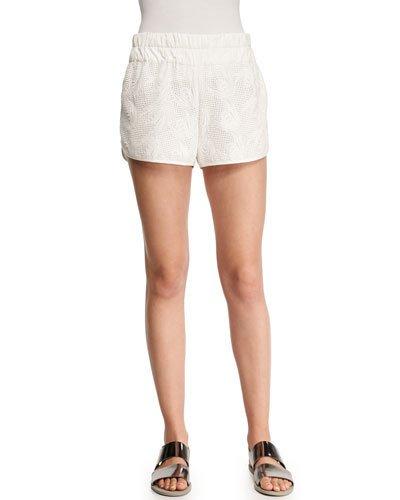 Perforated/floral-pattern Boxing