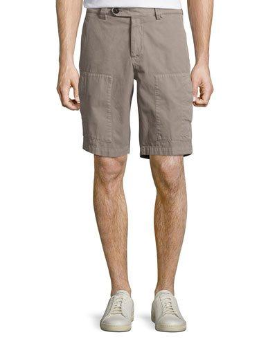 Gabardine Cargo Bermuda