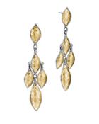 Palu 22k & Silver Marquise Dangle Earrings