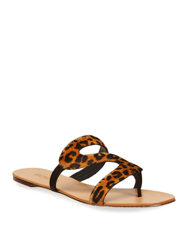 Erzeli Leopard-print Thong