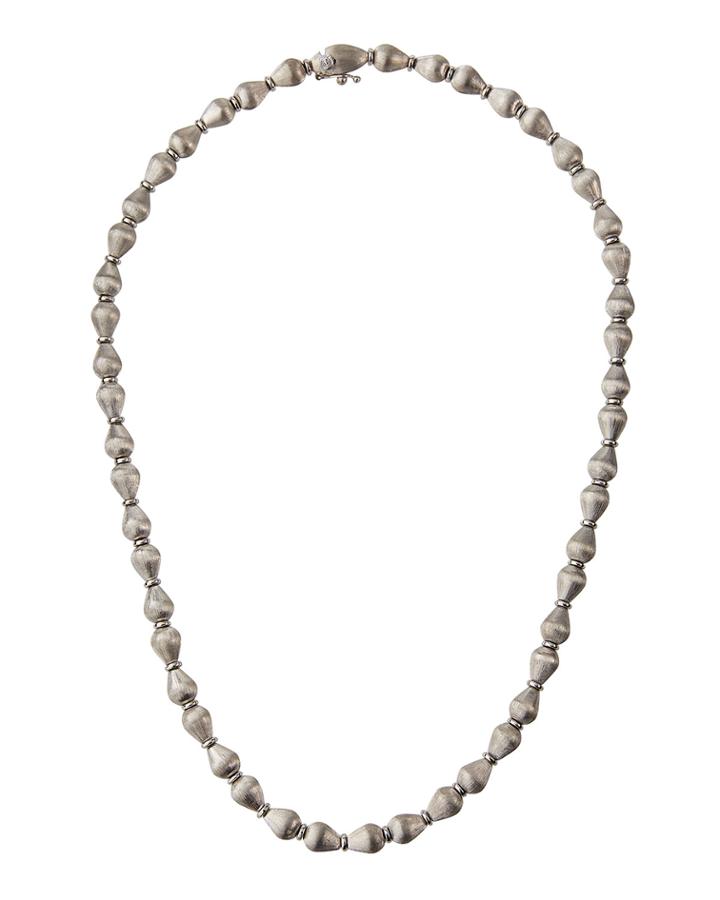 Estate 14k White Gold Diamond By-the-yard Bracelet