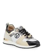 Iris Snake-print Leather
