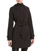 Soft-shell Belted Coat