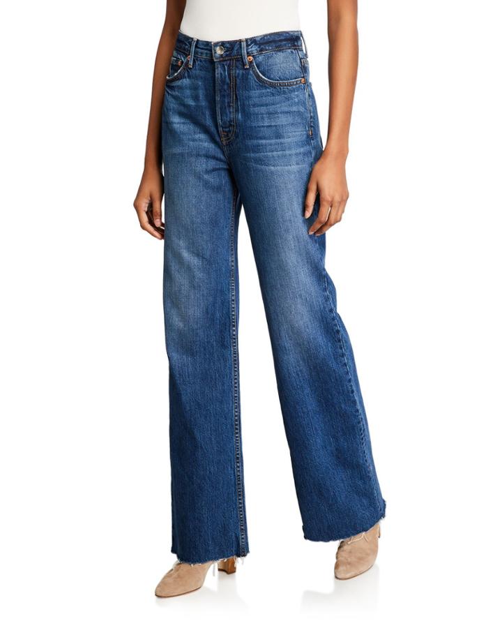 Carla High-rise Wide-leg Jeans