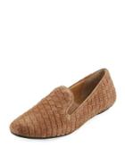 Woven Suede Slip-on