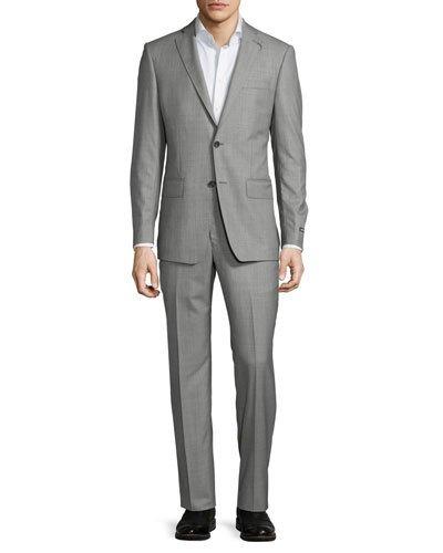 Slim-fit Two-button Wool Two-piece