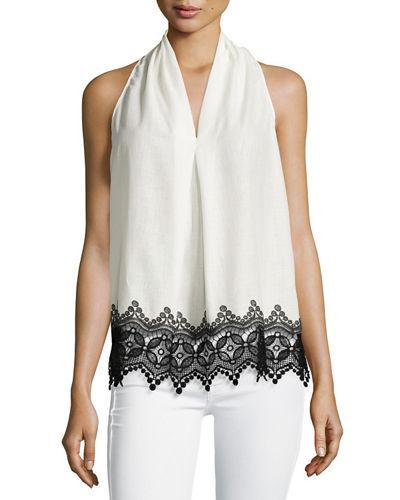 Sleeveless Double-braid Top