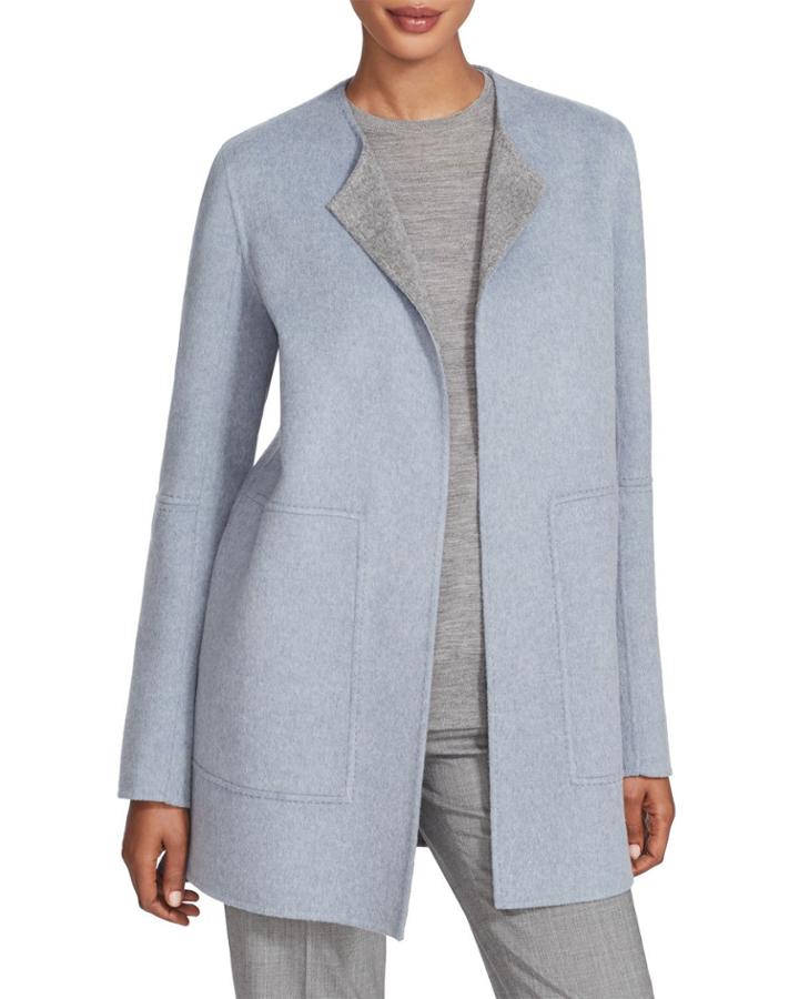 Rowena Two Tone Double Face Reversible Wool Jacket