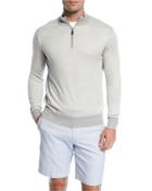 Crown Soft Quarter-zip Birdseye Pullover