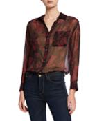Daddy Printed Button-down Long-sleeve