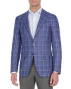 Plaid Cashmere-blend