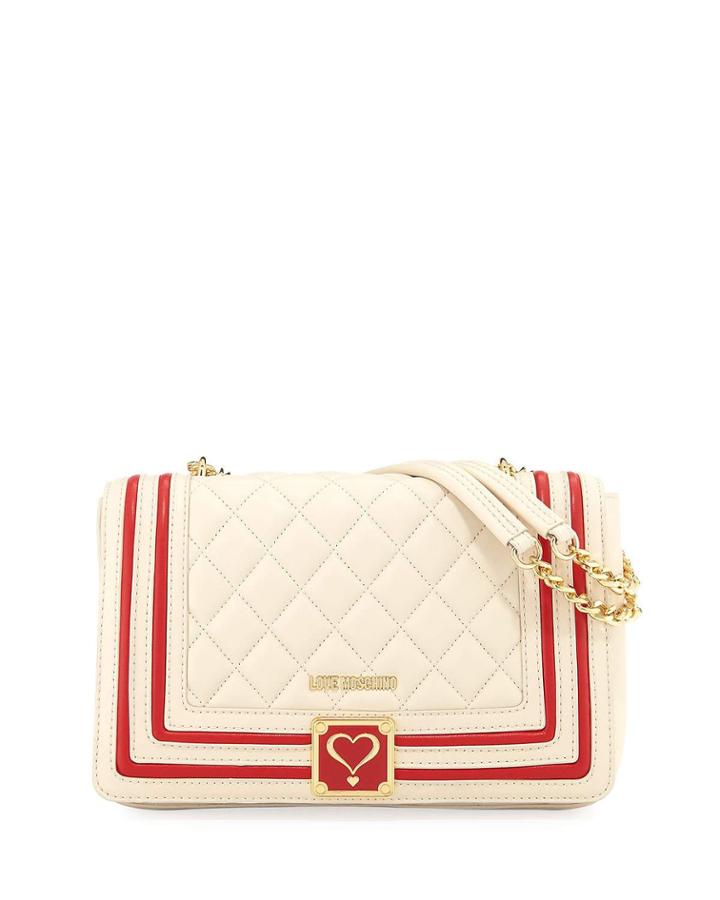 Quilted Faux-leather Crossbody Bag