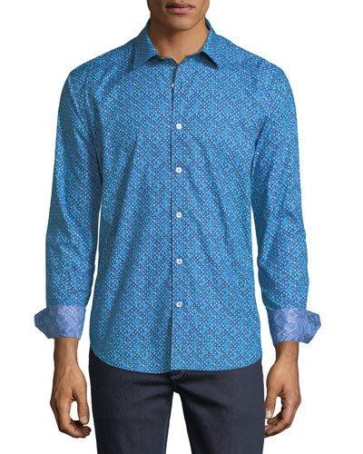 Shaped Fit Grid Print