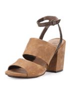 Dickie Suede Chunky-heel