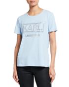 Sequin Square Karl Tee